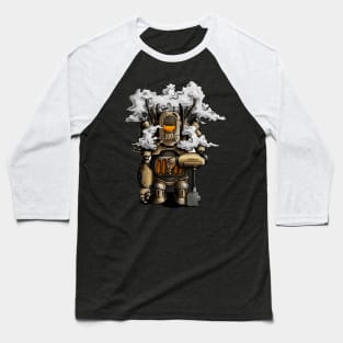 Smokey Robot Baseball T-Shirt